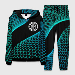 Костюм мужской Inter football net, цвет: 3D-черный