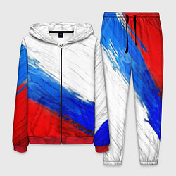 Костюм мужской Триколор красками, цвет: 3D-красный