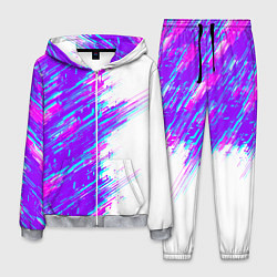 Мужской костюм Neon glitch