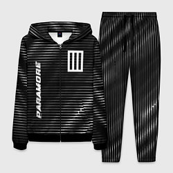 Костюм мужской Paramore metal rock lines, цвет: 3D-черный