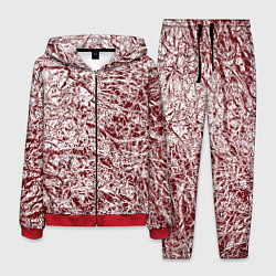 Костюм мужской Линогравюра, цвет: 3D-красный