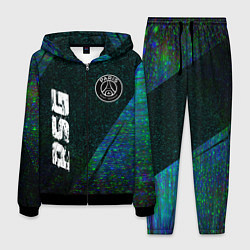 Костюм мужской PSG glitch blue, цвет: 3D-черный
