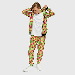 Костюм мужской Натуральные яблоки паттерн, цвет: 3D-черный — фото 2