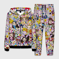 Костюм мужской Right now NewJeans and Takashi Murakami, цвет: 3D-черный