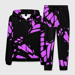 Костюм мужской Фиолетовая абстракция, цвет: 3D-черный