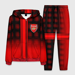 Костюм мужской Arsenal fc sport geometry steel, цвет: 3D-красный