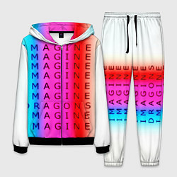 Костюм мужской Imagine Dragons neon rock, цвет: 3D-черный
