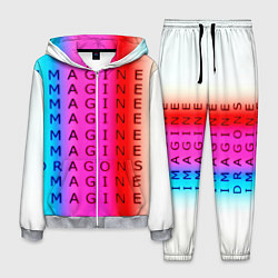 Костюм мужской Imagine Dragons neon rock, цвет: 3D-меланж