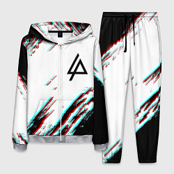 Костюм мужской Linkin park краски глитч, цвет: 3D-меланж