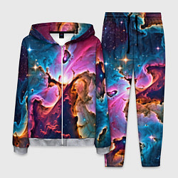 Костюм мужской Космос и сияние звезд, цвет: 3D-меланж