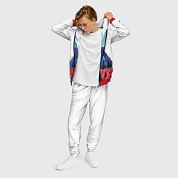 Костюм мужской Русские горы, цвет: 3D-красный — фото 2