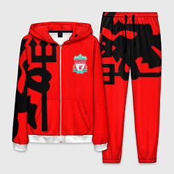 Костюм мужской Liverpool fc sport steel, цвет: 3D-белый