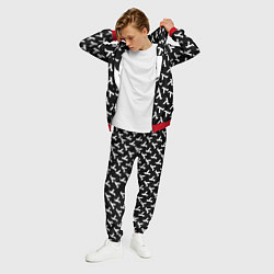 Костюм мужской Half liife logo pattern, цвет: 3D-красный — фото 2