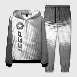 Костюм мужской Jeep - white gradient по-вертикали, цвет: 3D-черный