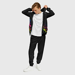 Костюм мужской Marshmello neon dj, цвет: 3D-черный — фото 2