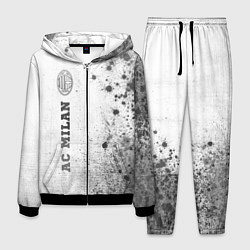Костюм мужской AC Milan - white gradient по-вертикали, цвет: 3D-черный