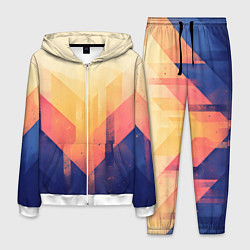 Костюм мужской Abstract art - geometric shapes, цвет: 3D-белый