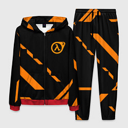 Костюм мужской Half life geometry orange, цвет: 3D-красный