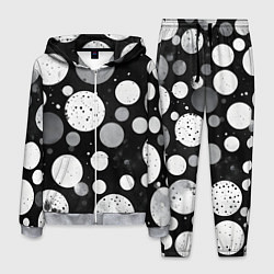 Костюм мужской Круги на темном фоне, цвет: 3D-меланж