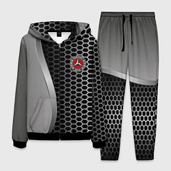 Костюм мужской Mercedes металическая сетка, цвет: 3D-черный