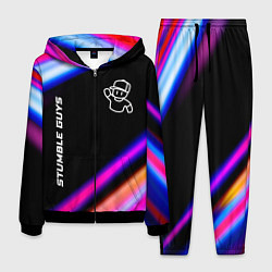 Костюм мужской Stumble Guys speed game lights, цвет: 3D-черный