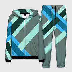 Костюм мужской Геометрия из полос, цвет: 3D-черный