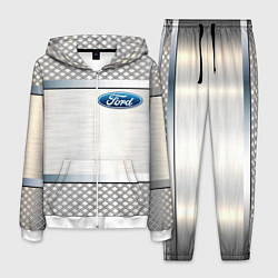 Костюм мужской FORD metal steel auto, цвет: 3D-белый