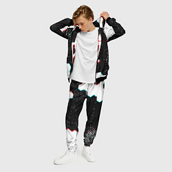 Костюм мужской Doom hexagon glitch color, цвет: 3D-черный — фото 2