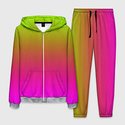 Костюм мужской Неоновый градиент фон, цвет: 3D-меланж