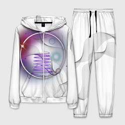 Костюм мужской Абстракция - круг, цвет: 3D-белый