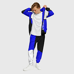 Костюм мужской Portal geometry steel game, цвет: 3D-черный — фото 2