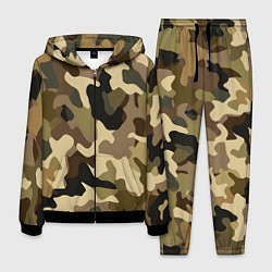 Костюм мужской Милитари камуфляж, цвет: 3D-черный