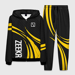 Костюм мужской Zeekr - yellow color, цвет: 3D-черный