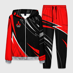 Костюм мужской Mitsubishi - red and black, цвет: 3D-меланж