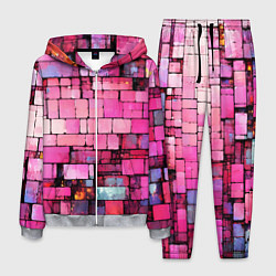 Мужской костюм Pink bricks