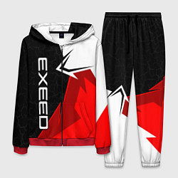 Костюм мужской Exeed - красно-белый, цвет: 3D-красный