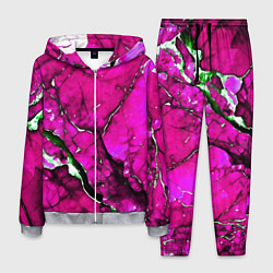 Костюм мужской Розовый треснувший камень, цвет: 3D-меланж