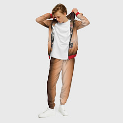 Костюм мужской Волки с надписью, цвет: 3D-красный — фото 2