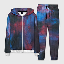 Костюм мужской Тай-дай космос, цвет: 3D-белый