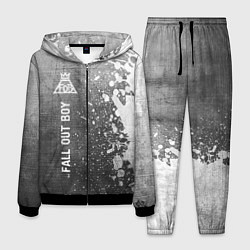 Костюм мужской Fall Out Boy - grey gradient по-вертикали, цвет: 3D-черный