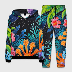 Костюм мужской Космические кораллы, цвет: 3D-черный