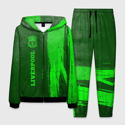 Костюм мужской Liverpool - green gradient по-вертикали, цвет: 3D-черный