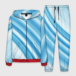 Костюм мужской Акварель, цвет: 3D-красный