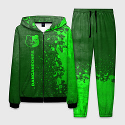 Костюм мужской Danganronpa - green gradient по-вертикали, цвет: 3D-черный