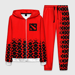 Костюм мужской Dota игровой паттерн, цвет: 3D-белый