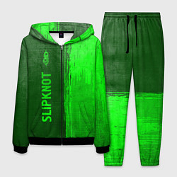 Костюм мужской Slipknot - green gradient по-вертикали, цвет: 3D-черный