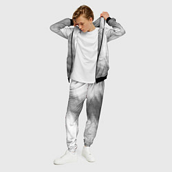 Костюм мужской CreepyPasta - grey gradient по-вертикали, цвет: 3D-черный — фото 2
