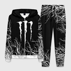 Костюм мужской Monster energy лес, цвет: 3D-белый