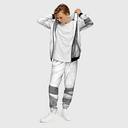 Костюм мужской Angels of Death - white gradient по-вертикали, цвет: 3D-черный — фото 2