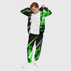 Костюм мужской Color black and green, цвет: 3D-черный — фото 2